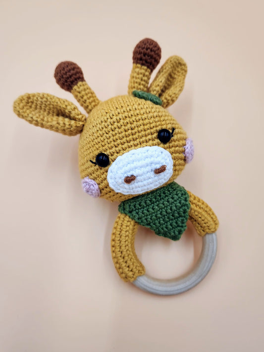 Giraffe Baby Rattle / Teether