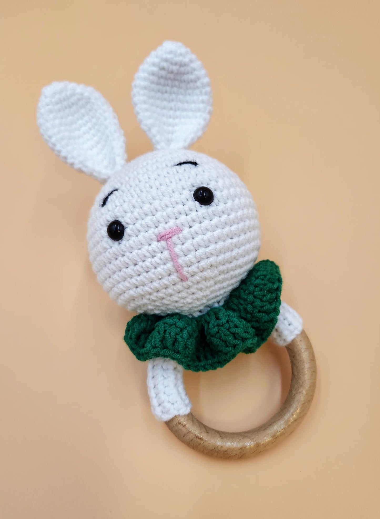 Bunny Baby Rattle / Teether